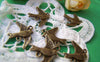 Accessories - 10 Pcs Of Antique Bronze Swallow Bird Dove Connectors Charms 16x21mm A260