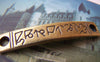 Accessories - 10 Pcs Of Antique Bronze Symbol Sign Curved Bar Bracelet Connector Charms 8x45mm A4168