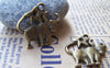 Accessories - 10 Pcs Of Antique Bronze Taurus Bull Constellation Charms 22x22mm A2863
