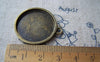 Accessories - 10 Pcs Of Antique Bronze Taurus Bull Constellation Round Base Setting Match 25mm Cab A3107
