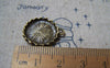 Accessories - 10 Pcs Of Antique Bronze Textured Drink Bottle Cap Charms 16x21mm A4742
