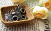 Accessories - 10 Pcs Of Antique Bronze Tiny Camera Charms 15x15mm A1788