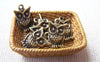 Accessories - 10 Pcs Of Antique Bronze Tiny Owl Charms 10x16mm A121