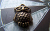 Accessories - 10 Pcs Of Antique Bronze Tiny Owl Charms 13x16mm A134