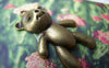 Accessories - 10 Pcs Of Antique Bronze Toy Bear Pendants Charms 24x38mm A1211