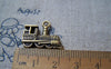 Accessories - 10 Pcs Of Antique Bronze Train Charms 14x22mm A5076