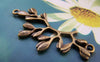 Accessories - 10 Pcs Of Antique Bronze Tree Branch Connectors Charms 16x38mm A2442