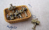 Accessories - 10 Pcs Of Antique Bronze Vintage Biplane Aircraft Charms 10x19mm A930