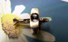 Accessories - 10 Pcs Of Antique Bronze Vintage Biplane Aircraft Charms 10x19mm A930