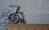Accessories - 10 Pcs Of Antique Bronze Vintage Style Bicycle Pendants Charms 26x27mm A5052