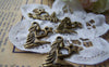 Accessories - 10 Pcs Of Antique Bronze Virgin Constellation Charms Pendants 15x23mm A4423