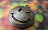Accessories - 10 Pcs Of Antique Bronze Wink Icon Charms 23mm A731