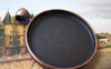 Accessories - 10 Pcs Of Antique Copper Round Cameo Base Settings Match 30mm Cab A4442