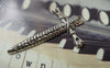 Accessories - 10 Pcs Of Antique Cross Pendants Charms Size 33x52mm A6568