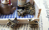 Accessories - 10 Pcs Of Antique Gold Baby Stroller Carrier Charms 12x12mm A3611