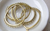Accessories - 10 Pcs Of Antique Gold Chandelier Earring Drops Pendants Charms 36x46mm A7103
