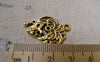Accessories - 10 Pcs Of Antique Gold Halloween Lady Mask Pendants Charms 20x30mm A6051