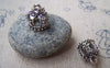 Accessories - 10 Pcs Of Antique Silver 3D Crown Charms 12x13mm A1361
