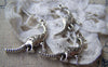 Accessories - 10 Pcs Of Antique Silver 3D Dinosaur Charms 22mm A1157