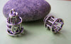 Accessories - 10 Pcs Of Antique Silver 3D Filigree Bird Cage Charms 11x15mm A526