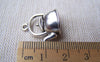 Accessories - 10 Pcs Of Antique Silver 3D Tea Kettle Tea Pot Charms 17x19mm A1293