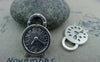 Accessories - 10 Pcs Of Antique Silver Alarming Clock Charms 16x24mm A1322