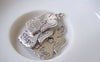 Accessories - 10 Pcs Of Antique Silver Angel Hope Charms 16x26mm A1316