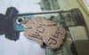 Accessories - 10 Pcs Of Antique Silver Angel Hope Charms 16x26mm A1316