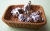 Accessories - 10 Pcs Of Antique Silver Baby Stroller Carrier Trolley Charms 14x16.5mm A1079