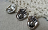 Accessories - 10 Pcs Of Antique Silver Baseball Glove Baseball Mitt Charms 15x20mm A6278