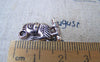 Accessories - 10 Pcs Of Antique Silver Bird Charms Double Sided 12x19mm A809