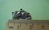 Accessories - 10 Pcs Of Antique Silver Bird Eggs In The Nest Charms 16x19mm A808