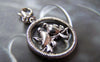 Accessories - 10 Pcs Of Antique Silver Bird Ring Charms 22mm A817