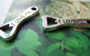 Accessories - 10 Pcs Of Antique Silver Bottle Opener Charms 10x27mm A1384