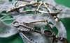 Accessories - 10 Pcs Of Antique Silver Bow And Arrow Charms Pendants 25x35mm A4378