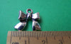 Accessories - 10 Pcs Of Antique Silver Bow Tie Knot Charms 15x18mm A786