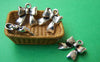 Accessories - 10 Pcs Of Antique Silver Bow Tie Knot Charms 15x18mm A786