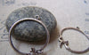 Accessories - 10 Pcs Of Antique Silver Bow Tie Ring Charms 29mm A5729