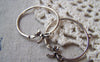 Accessories - 10 Pcs Of Antique Silver Bow Tie Ring Charms 29mm A5729
