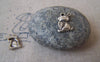 Accessories - 10 Pcs Of Antique Silver Carrot Rabbit Charms 9x13mm A1175