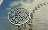 Accessories - 10 Pcs Of Antique Silver Chandelier Earring Drops Pendants Charms 25x35mm A5900