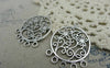 Accessories - 10 Pcs Of Antique Silver Chandelier Earring Drops Pendants Charms 25x35mm A5900