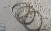 Accessories - 10 Pcs Of Antique Silver Chandelier Earring Drops Pendants Charms 36x46mm A6780