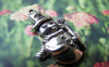 Accessories - 10 Pcs Of Antique Silver Christmas Snowman Charms 16x27mm A1549