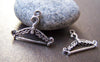 Accessories - 10 Pcs Of Antique Silver Clothes Coat Hanger Charms 16x23mm A3457