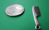 Accessories - 10 Pcs Of Antique Silver Comb Charms 10x39mm A870