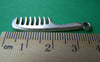 Accessories - 10 Pcs Of Antique Silver Comb Charms 10x39mm A870