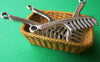 Accessories - 10 Pcs Of Antique Silver Comb Charms 10x39mm A870