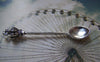 Accessories - 10 Pcs Of Antique Silver Crown Spoon Charms Pendants 11x60mm A5079