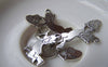 Accessories - 10 Pcs Of Antique Silver Cupid Angel Charms 17x32mm A1336
